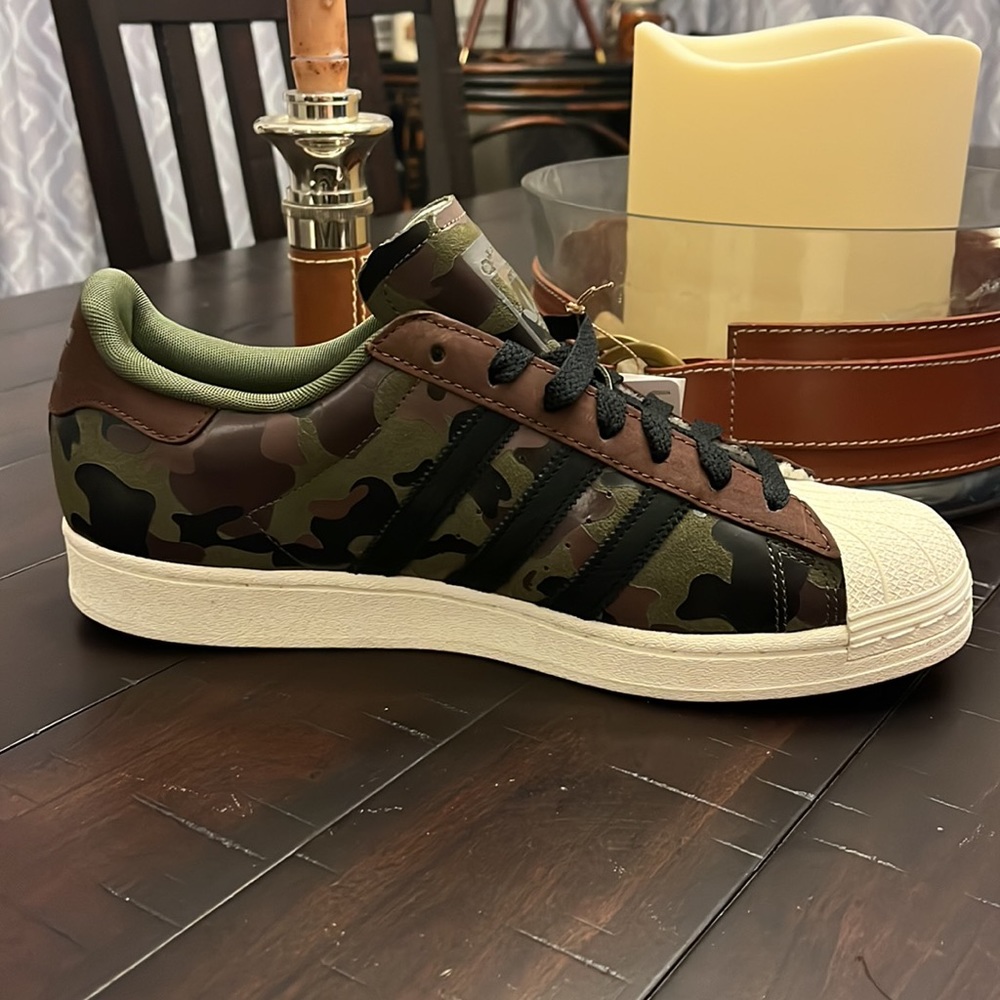 Adidas Superstar Shoes Sneakers HQ8866 new camo camouflage Mens Sizes - Picture 5 of 12